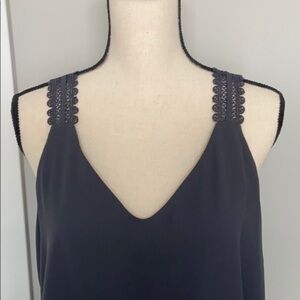 Loft, Wide Lace Strap Top​
